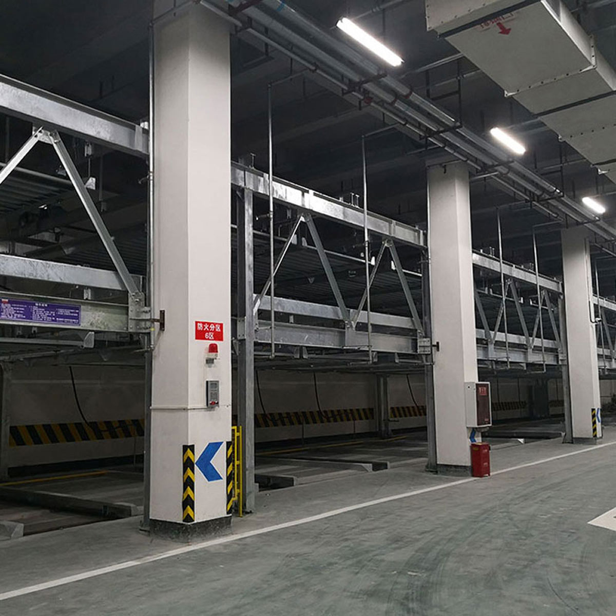 湖南PSH5五層升降橫移機械式立體車庫