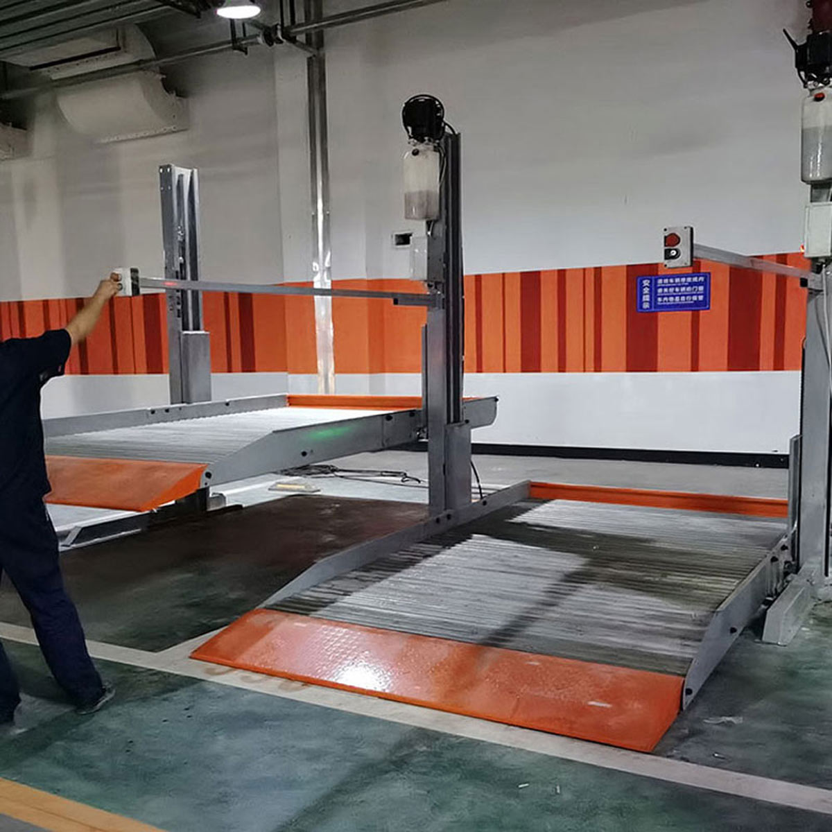 陜西2柱機械式停車設備安裝