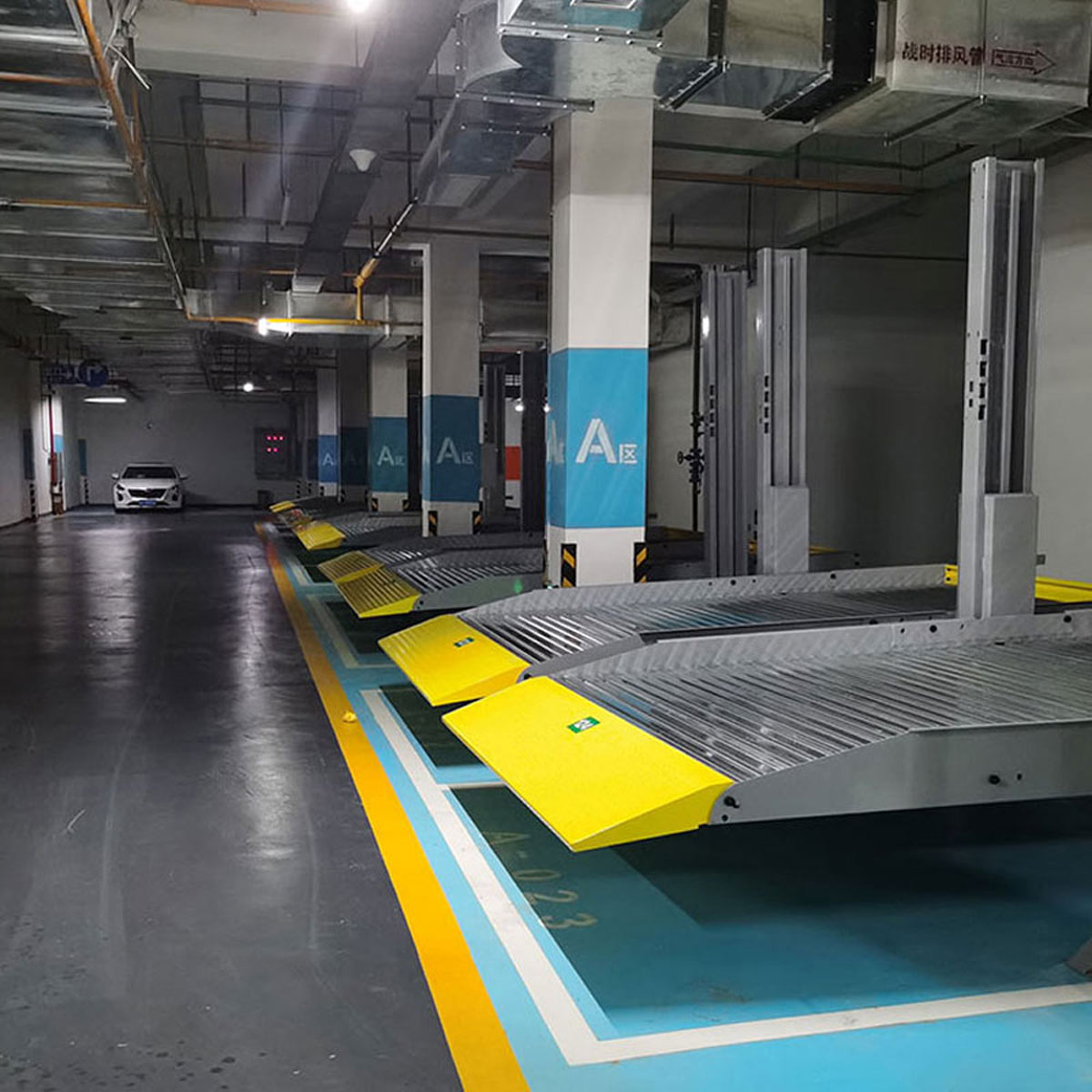 赤壁簡易升降式機械停車庫改造