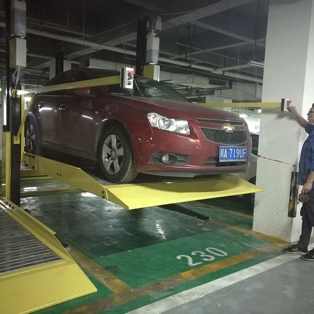 陜西2層機械車位拆除