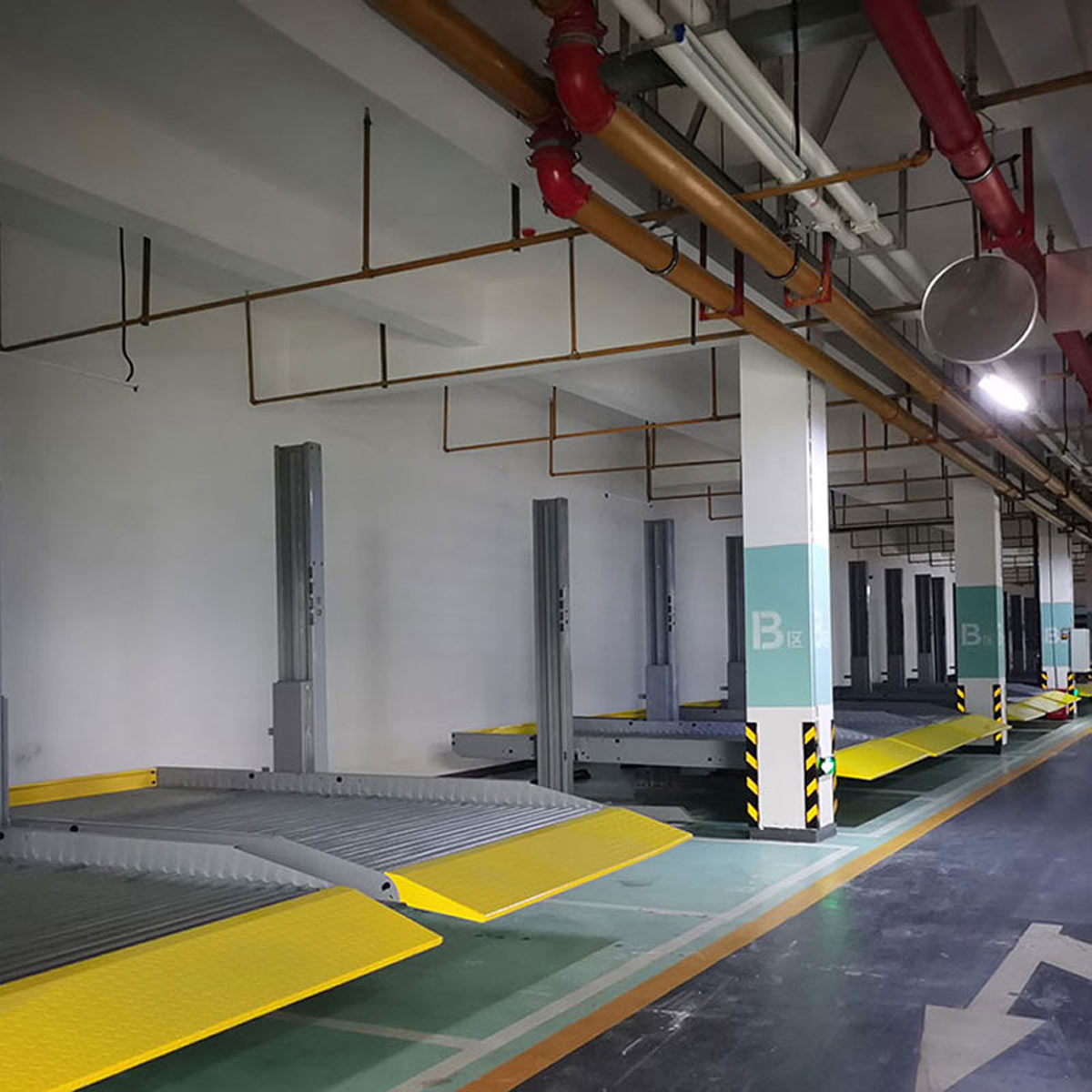 赤壁地下立體車庫的空間利用速率快