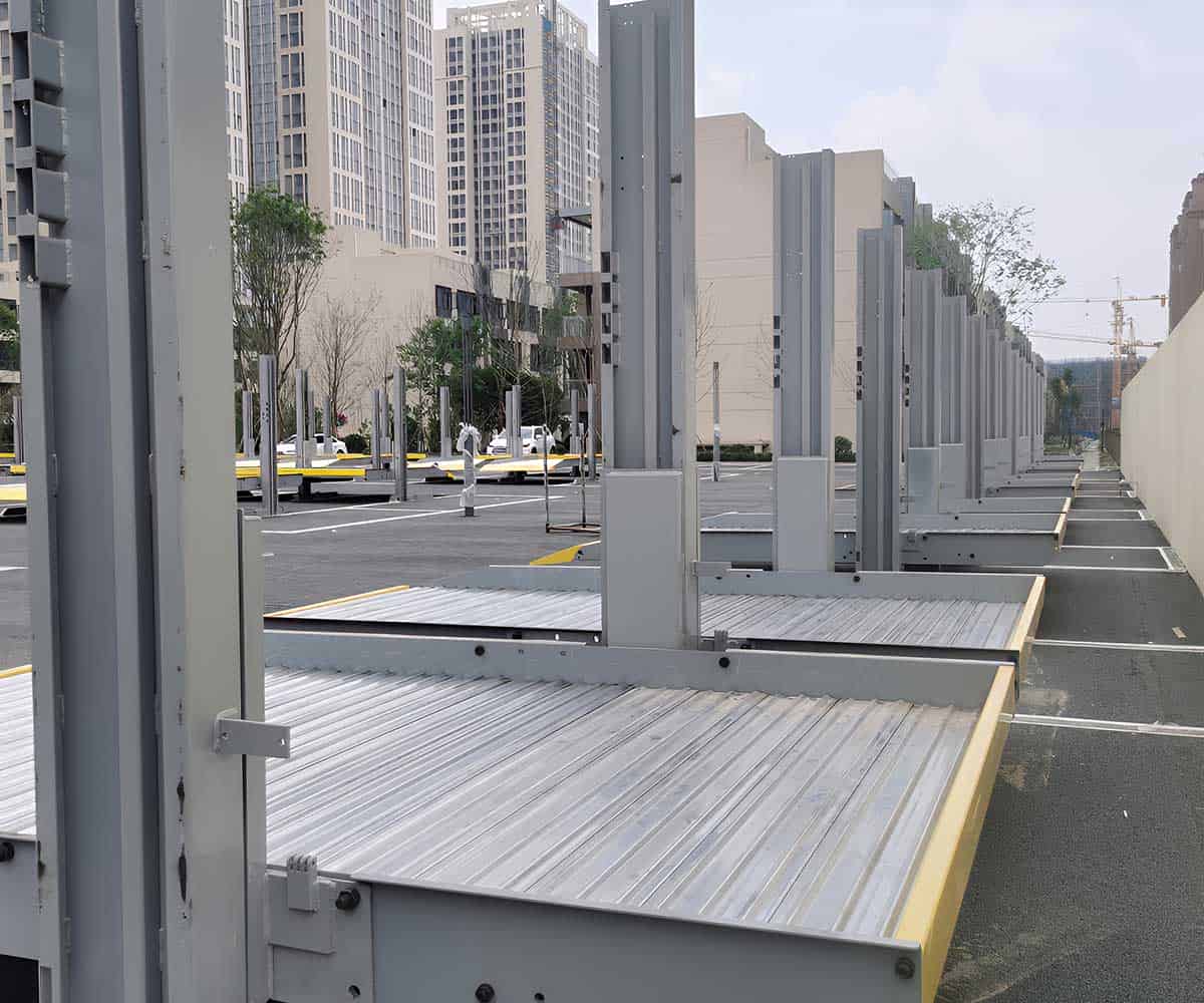蓬溪四柱式機(jī)械停車(chē)設(shè)備的基地構(gòu)建高效停車(chē)解決方案